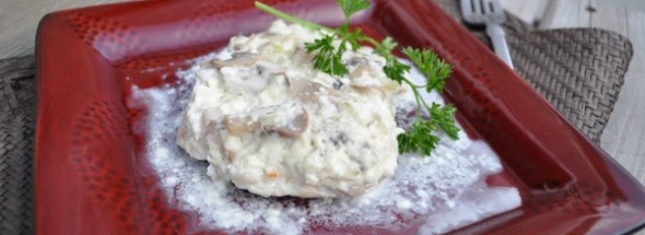 Creamy Baked Mushroom Chicken